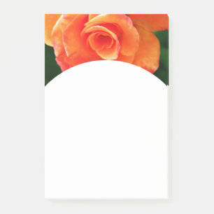 Orange Rose Post-it Klebezettel