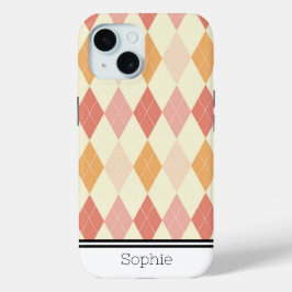 Orange & Rose Raute Custom Samsung Case-Mate iPhone Hülle