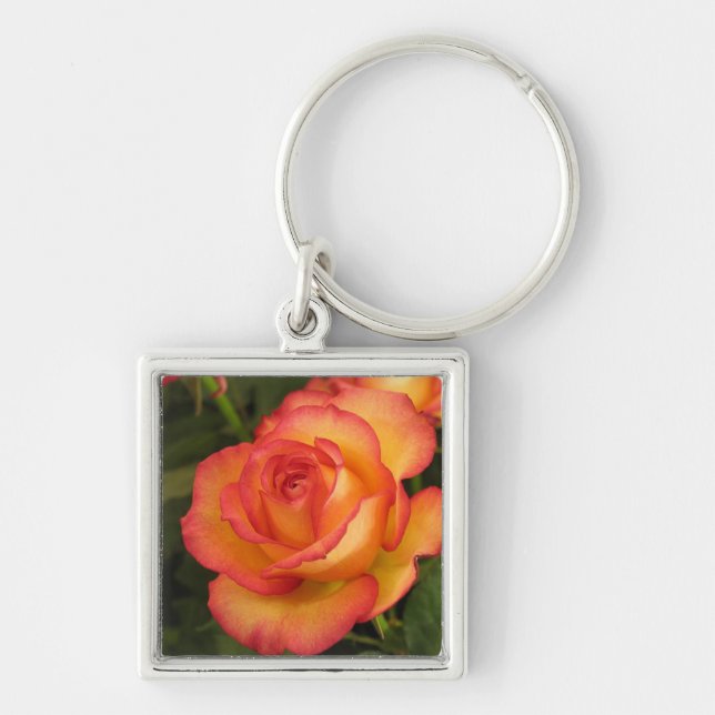 Orange Rose Schlüsselanhänger (Vorne)
