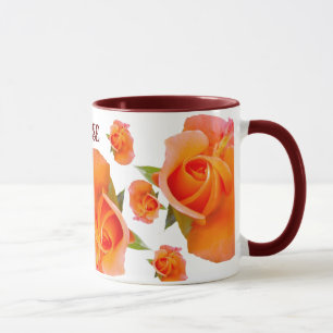 Orange Rose Tasse