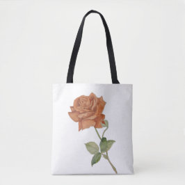 Orange Rose Tote Bag