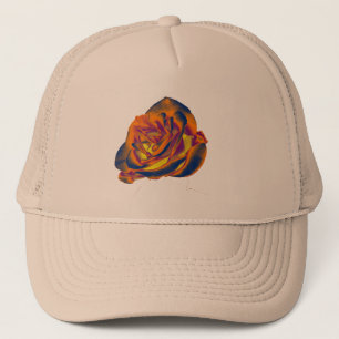 Orange Rose Trucker Hat Truckerkappe