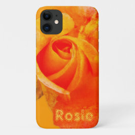 Orange Rose & Your Name Phone Case-Mate iPhone Hülle