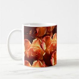 orange Rosen-Tasse Tasse