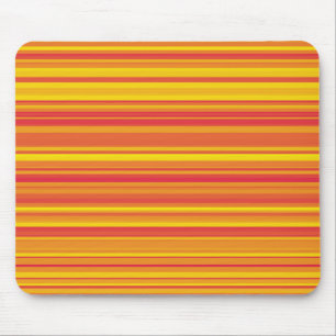 Orange Rote Gelbe Streifen Mousepad