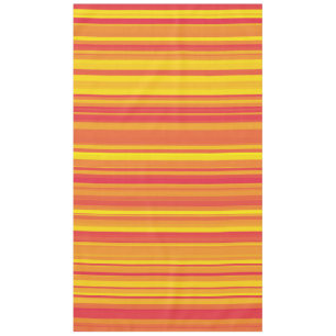 Orange Rote Gelbe Streifen Tischdecke