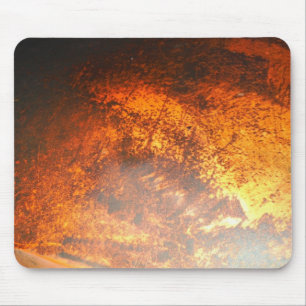 Orange & roter Schrotthaufen vintage LKW Mousepad