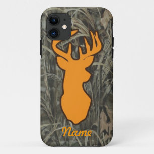 Orange Rotwild-Kopf-Camouflage iPhone Kasten Case-Mate iPhone Hülle