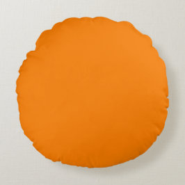 Orange Round Pillow Rundes Kissen
