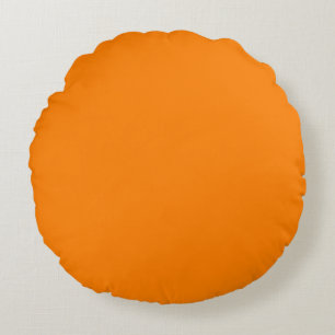 Orange Round Pillow Rundes Kissen
