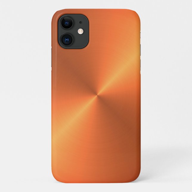 Orange Rust Shine Case-Mate iPhone Hülle (Rückseite)