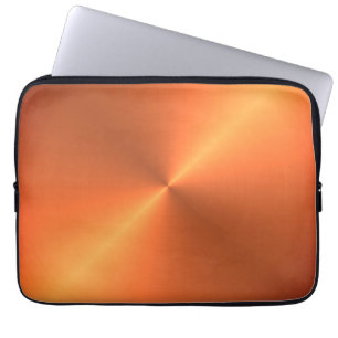 Orange Rust Shine Laptopschutzhülle