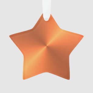 Orange Rust Shine Ornament