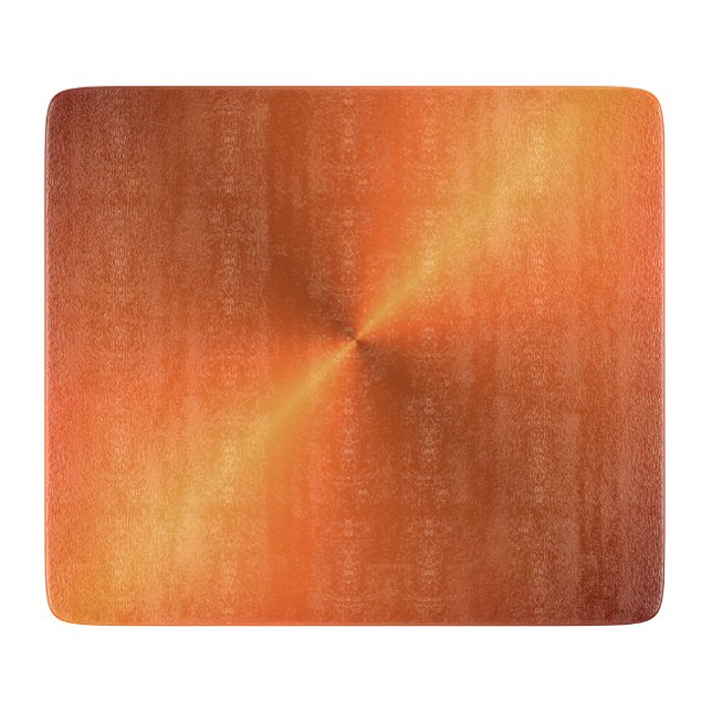 Orange Rust Shine Schneidebrett (Vorderseite)