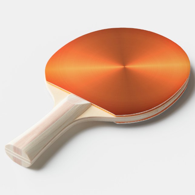 Orange Rust Shine Tischtennis Schläger (Vorderseite)