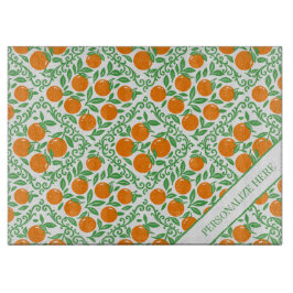 Orange Rustic Farmhouse French Country  Schneidebrett