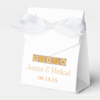 Orange Rustic Wildblume Gevor Box Geschenkschachtel