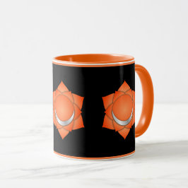 Orange Sacral Chakra Symbol - Verstand und Heilung Tasse