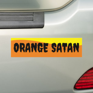 ORANGE SATAN AUTOAUFKLEBER