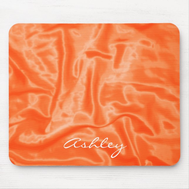 Orange Satin - Computermousepad Mousepad (Vorne)