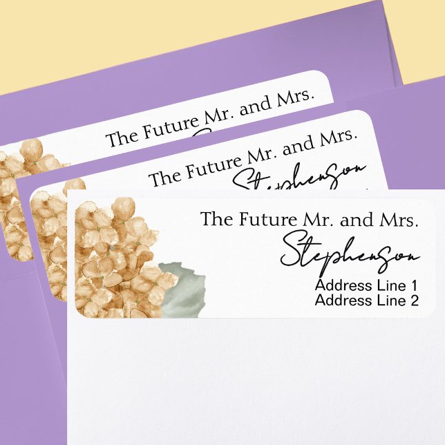 Orange Save The Date Custom Name Return Address (Von Creator hochgeladen)