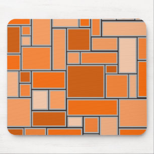 Orange-Schattierungen Mousepad