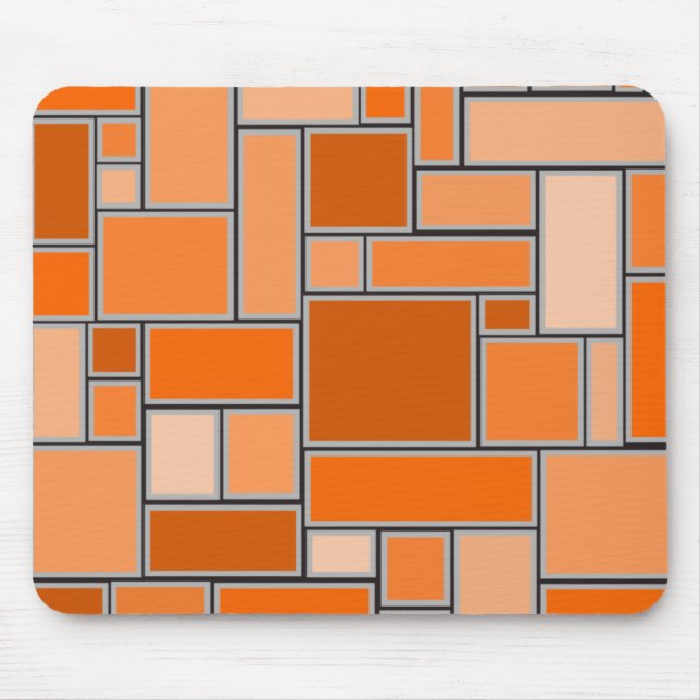 Orange-Schattierungen Mousepad (Vorne)