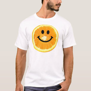 Orange Scheibe T-Shirt