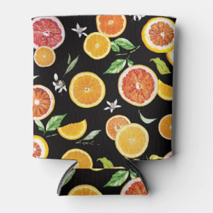 Orange-Scheiben 2 #pattern #trendy #style Dosenkühler