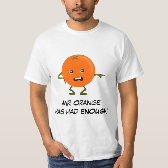 Orange: Schlechte Fruchtbande mit individualisierb T-Shirt (Vorderseite)