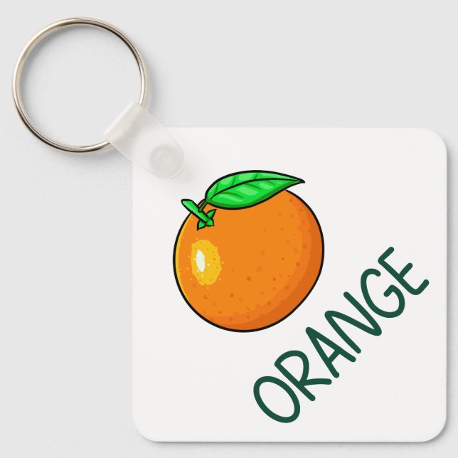 Orange Schlüsselanhänger (Vorderseite)