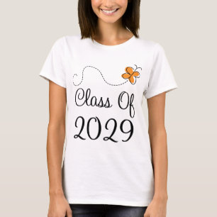 Orange Schmetterlings-Klasse von 2029 T-Shirt