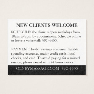 Orange, schwarz, weiß für Massage und Ästhetik