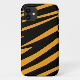 ORANGE SCHWARZER TIGER STRIPES MUSTER Case-Mate iPhone HÜLLE