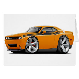 Orange-Schwarzes Auto 2009-11 Herausforderer