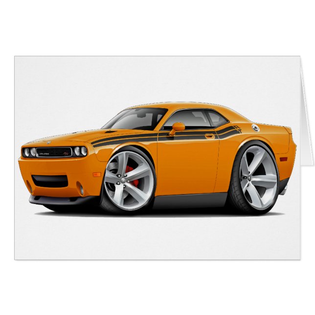 Orange-Schwarzes Auto 2009-11 Herausforderer (Vorderseite (Horizontal))