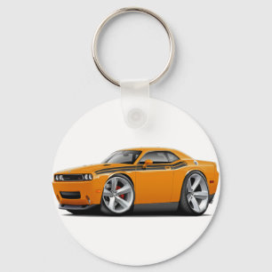 Orange-Schwarzes Auto 2009-11 Herausforderer Schlüsselanhänger