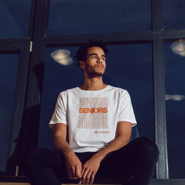 Orange Seniors Seniors Seniors Seniors T-Shirt (Von Creator hochgeladen)