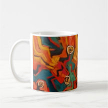 Orange Shaman-Tasse