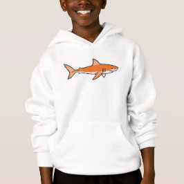 Orange Shark Hoodie