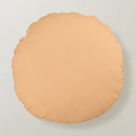 Orange Sherbet Color Rundes Kissen