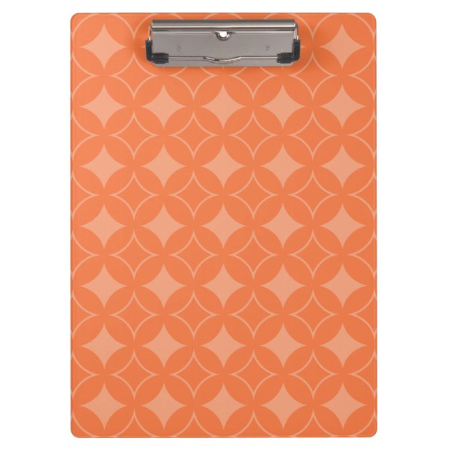 Orange Shippo Klemmbrett (Vorderseite)