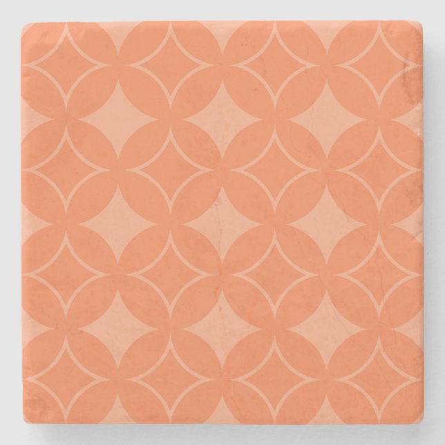 Orange Shippo Steinuntersetzer (Vorderseite)