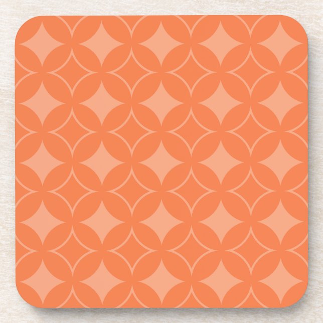 Orange Shippo Untersetzer (Vorderseite)