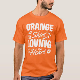 Orange Shirt Love Heart