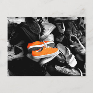 Orange Shoes Postkarte