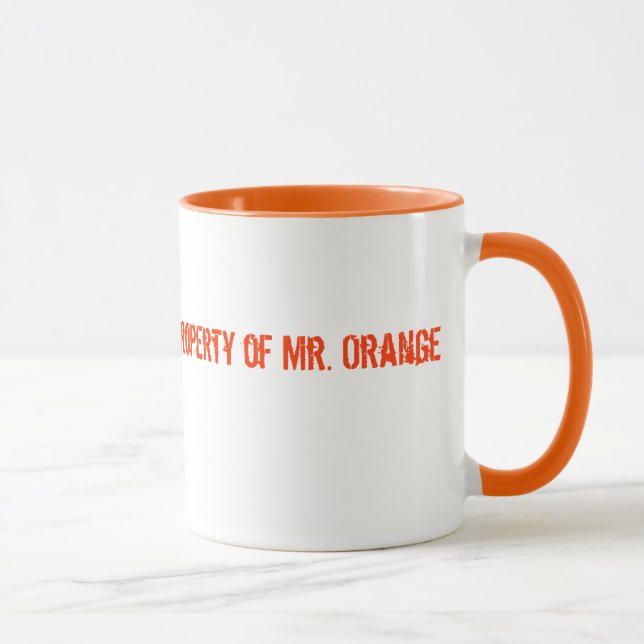 Orange Sie froh Tasse (Rechts)