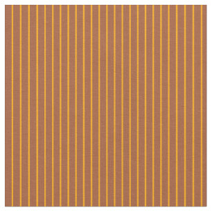 Orange & Sienna Muster der Streifen Stoff