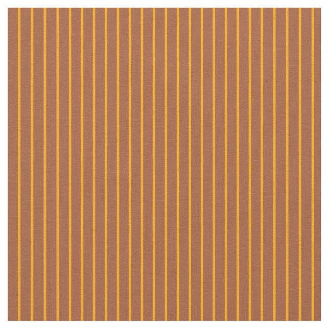 Orange & Sienna Muster der Streifen Stoff (Nahaufnahme)