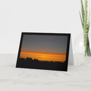 Orange Silhouette Skyline Karte